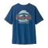 T-shirt Patagonia M'S Cap Cool Daily Shirt - Great Waves Homme Bleu /Bleu