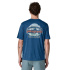 T-shirt Patagonia M'S Cap Cool Daily Shirt - Great Waves Homme Bleu /Bleu
