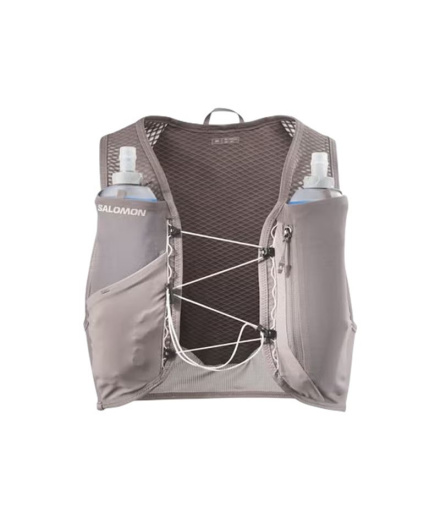 Chaleco de Running Salomon Grvl Skin 4 Iron/Silver Cloud