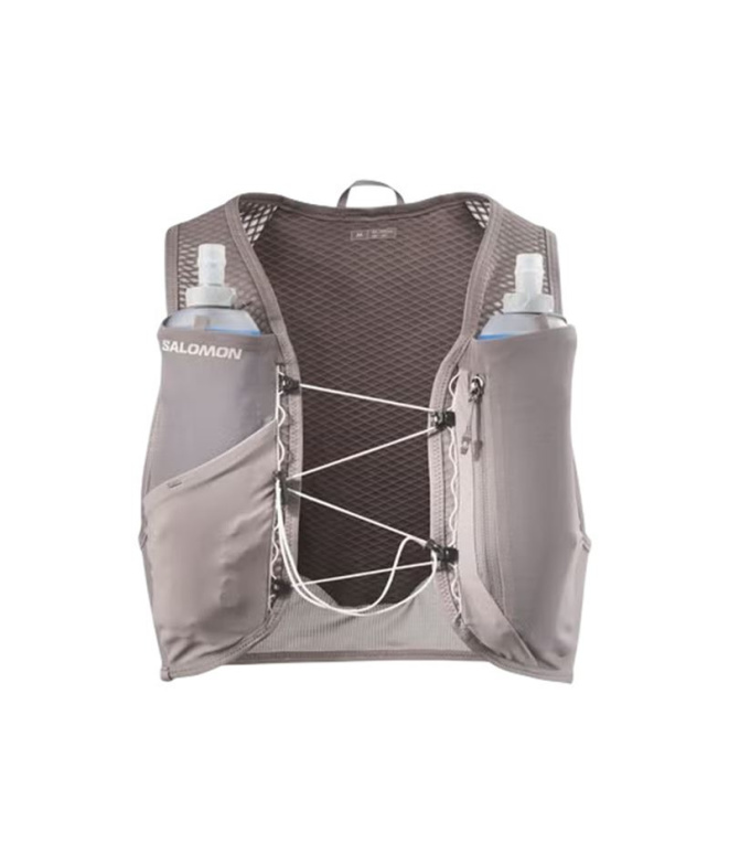 Gilet de Running Salomon Grvl Skin 4 Fer/Cloud...