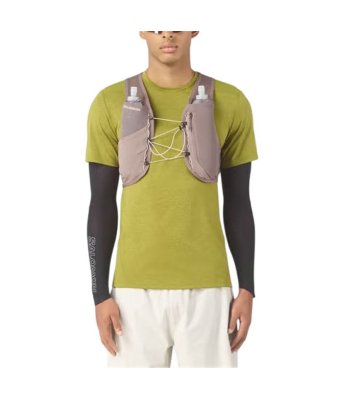 Gilet de Running Salomon Grvl Skin 4 Fer/Cloud...