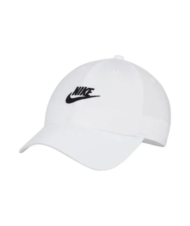 Boné Nike Clube Unstructured Futura Wash Branco