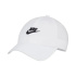 Boné Nike Clube Unstructured Futura Wash Branco