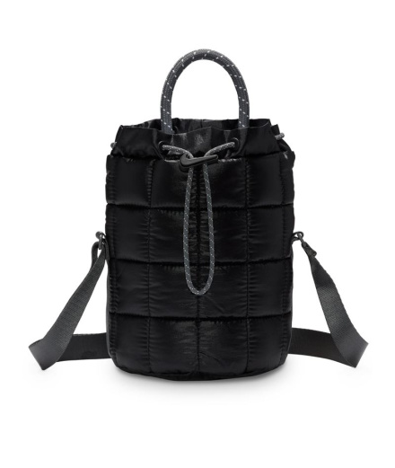 Bolsa Nike Nsw Puffle Tiny Tote Negro/Gris/Negro