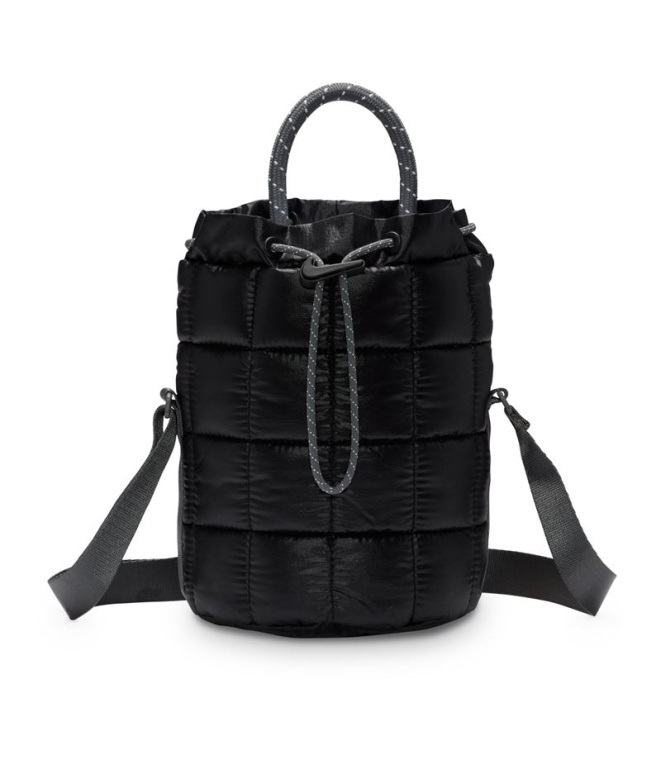 Bolsa Nike Nsw Puffle Tiny Tote Preto/Cinza/Preto