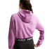 Casaco de Fitness Nike Pro Fleece () Dri-Fit Full-Zip Hoodie Infantil Magenta/Magenta/Preto/Branco