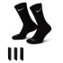 Chaussettes de Fitness Nike Everyday Plus Cushioned Crew (3 Paires) Noir/Gris