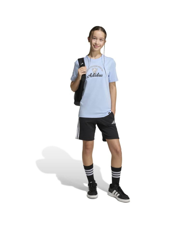 Camiseta adidas Food 2 Infantil Azul