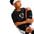 Camiseta de Futebol Nike Df Acd+ Ss Top Gx Hbr -Pd Infantil Preto/Cinza