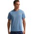 Camiseta de Running Nike Miler Dri-Fit Uv de Manga Curta Homem Azul