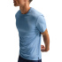 Camiseta de Running Nike Miler Dri-Fit Uv de Manga Curta Homem Azul