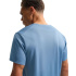 Camiseta de Running Nike Miler Dri-Fit Uv de Manga Curta Homem Azul