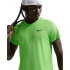 T-shirt de Tennis Nike court Victory Dri-Fit Tennis Haut Homme Vert/Noir