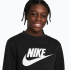 T-shirt Nike Sweatshirt Club Fleece Sportswear Enfant Noir