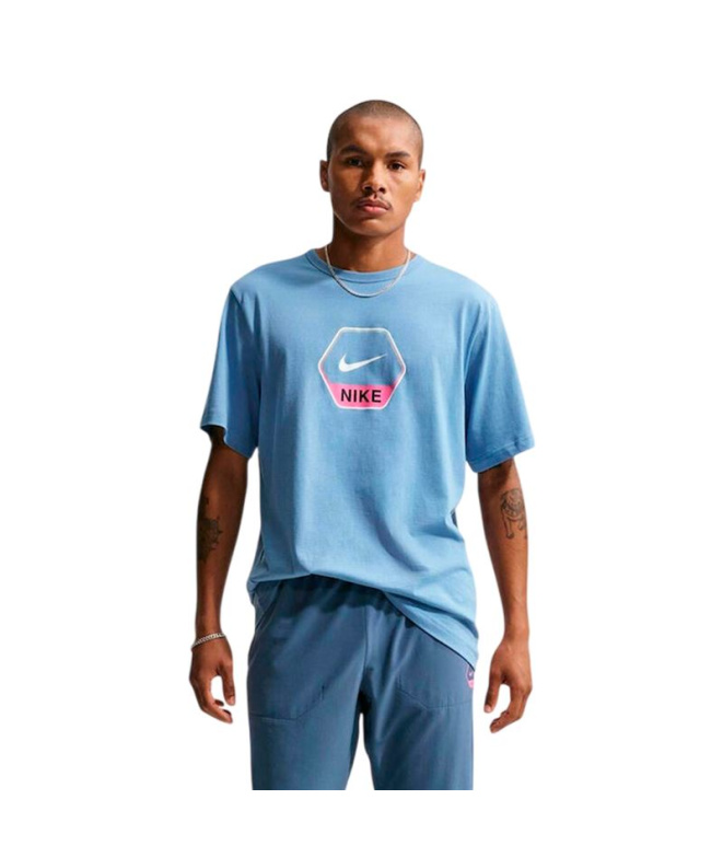 Camiseta Nike Sportswear Graphic Homem Azul