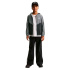 Casaco Nike Nsw Rpl Wr Hd Jkt Infantil Preto/Cinza
