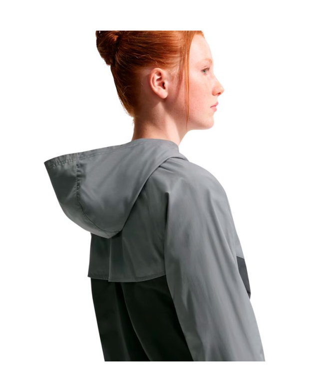 Casaco Nike Nsw Rpl Wr Hd Jkt Infantil Preto/Cinza