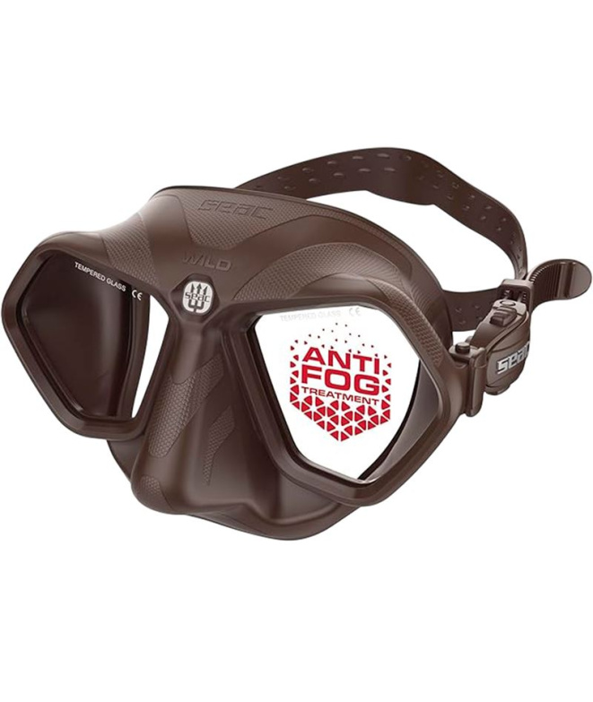Máscara Wild Antifog S/Br Marrom Seac