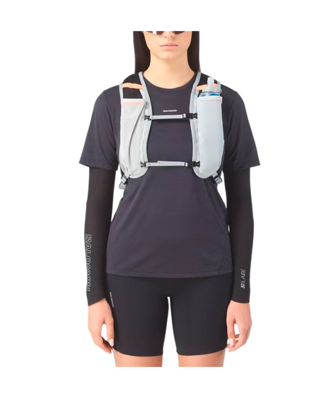 Mochila de Montanha Salomon Cross 4 Cinza...