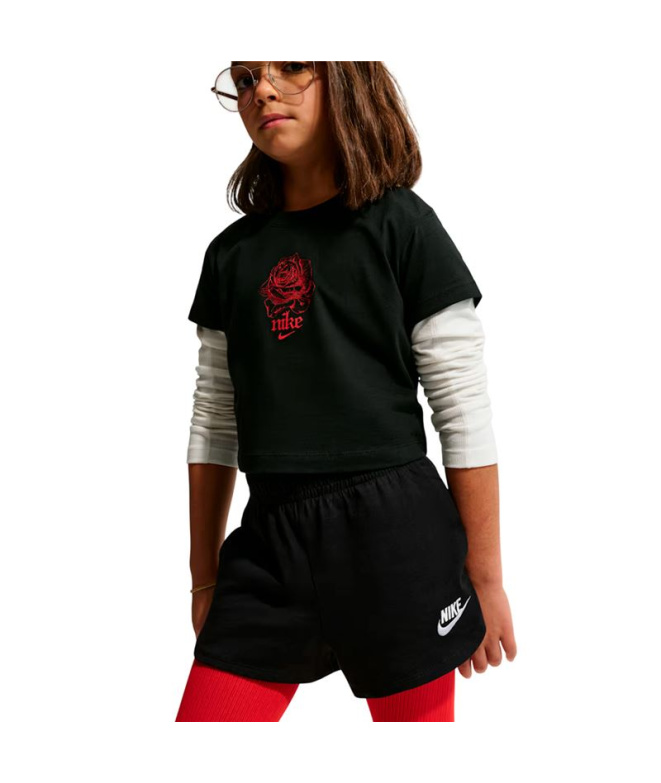 Calça Nike Sportswear Menina Preto/Cinza