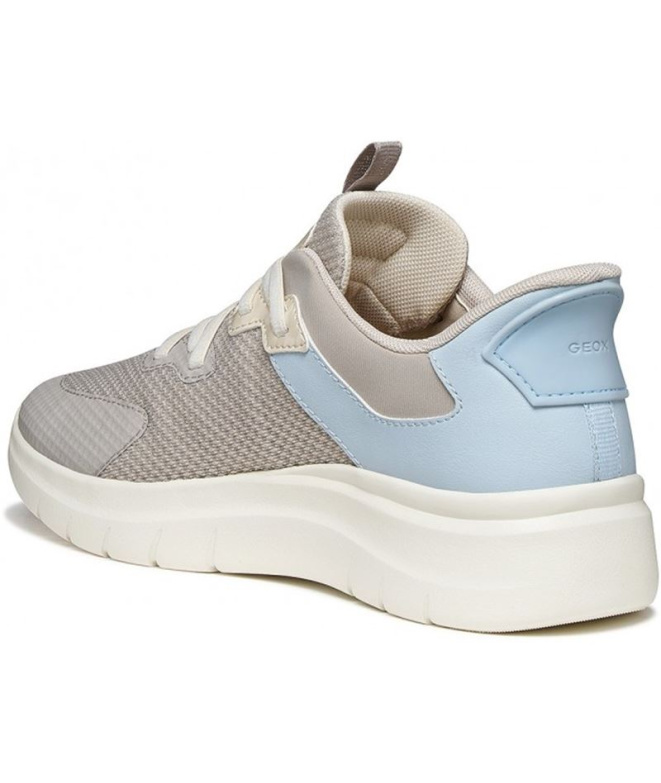 Chaussures Geox D Plummery Plus Femme Rock/Crystal