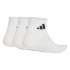 Meias adidas Ess Ank 3P Branco/Branco/Preto