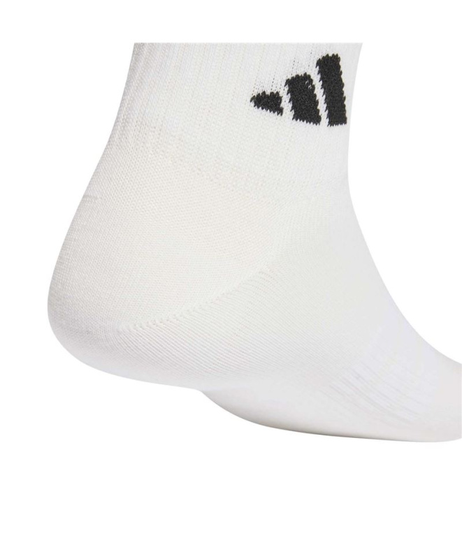 Meias adidas Ess Ank 3P Branco/Branco/Preto