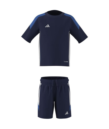 Conjunto de Futebol adidas Tiro Es Set Lk Infantil Azul...