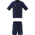 Conjunto de Futebol adidas Tiro Es Set Lk Infantil Azul Escuro/Reabri/Branco