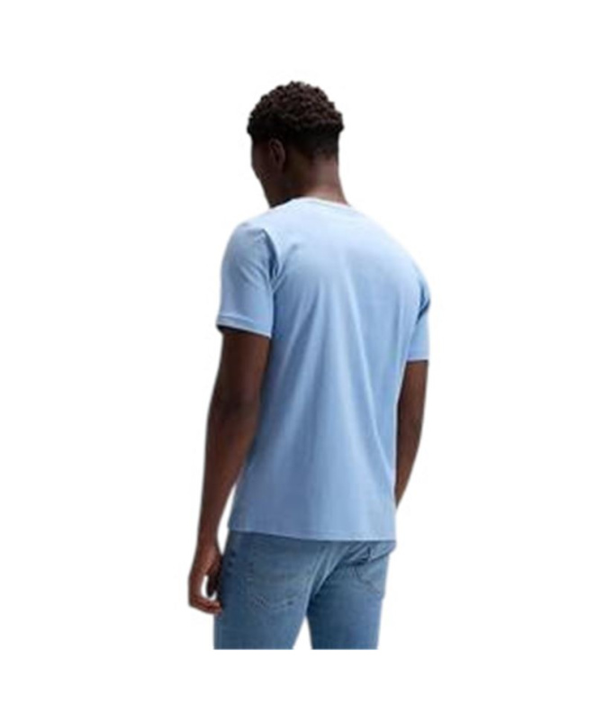 Camiseta Lee Ss Patch Logo Halogen Homem Azul