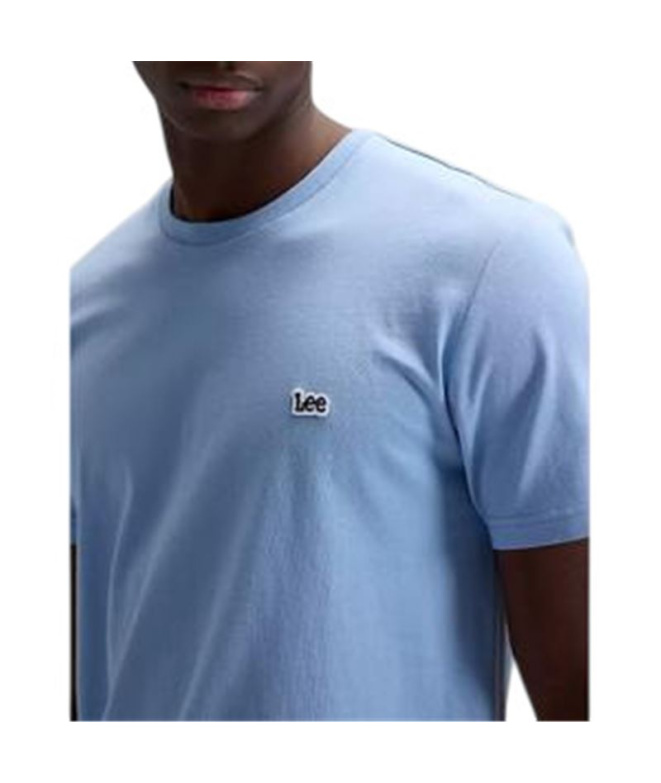 Camiseta Lee Ss Patch Logo Halogen Hombre Azul