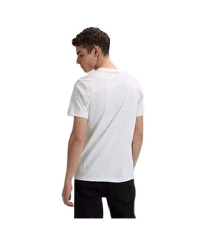T-shirt Lee Ss Patch Logo Blanc Homme Blanc