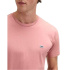 Camiseta Lee Ss Patch Logo Mallory Homem Rosa