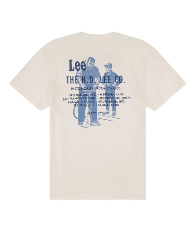 Calça Lee Workwear Worker Natural Homem Branco