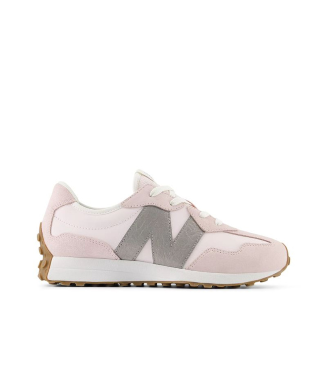 Chaussures New Balance 327 Lace Fille Rose Salt