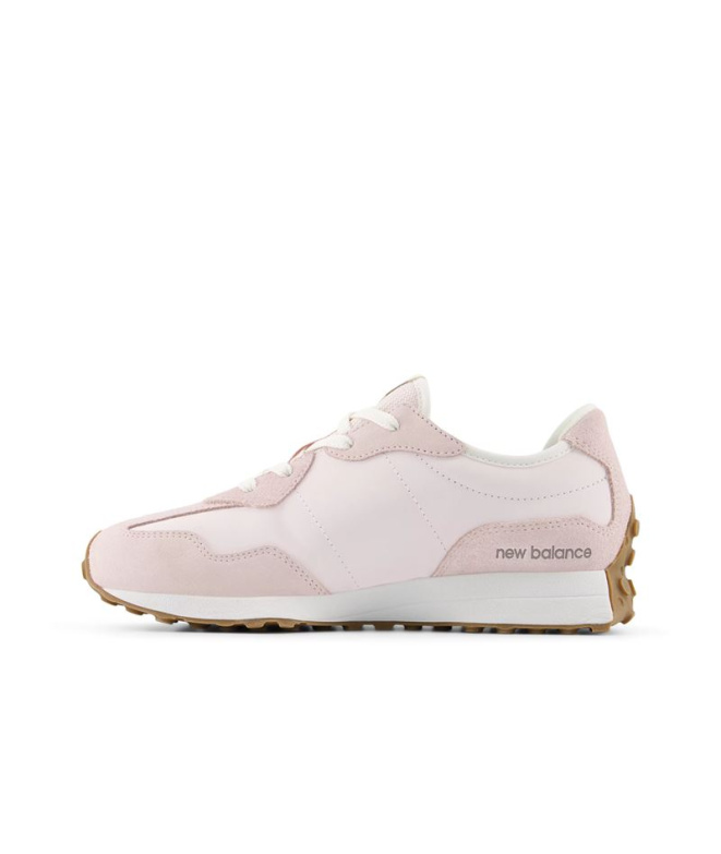 Chaussures New Balance 327 Lace Fille Rose Salt