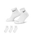 Chaussettes de Fitness Nike Everyday Plus Cushioned Ankle (3 Paires) Homme Blanc