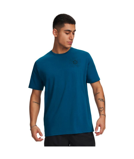 Camiseta Under Armour Radial Wm Ss Hombre Azul