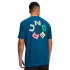 Camiseta Under Armour Radial Wm Ss Homem Azul