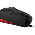 Sac de tennis de Tennis Wilson Clash V3 6Pk Noir/Rouge/