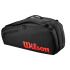Raquetero de Tenis Wilson Clash V3 6Pk Negro/Rojo/