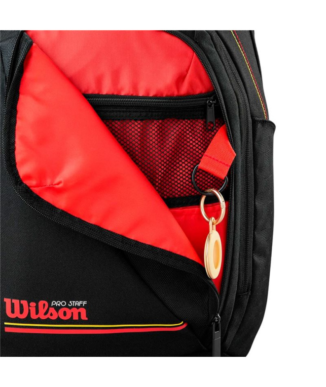 Raquetero de Tenis Wilson Pro Staff Negro/