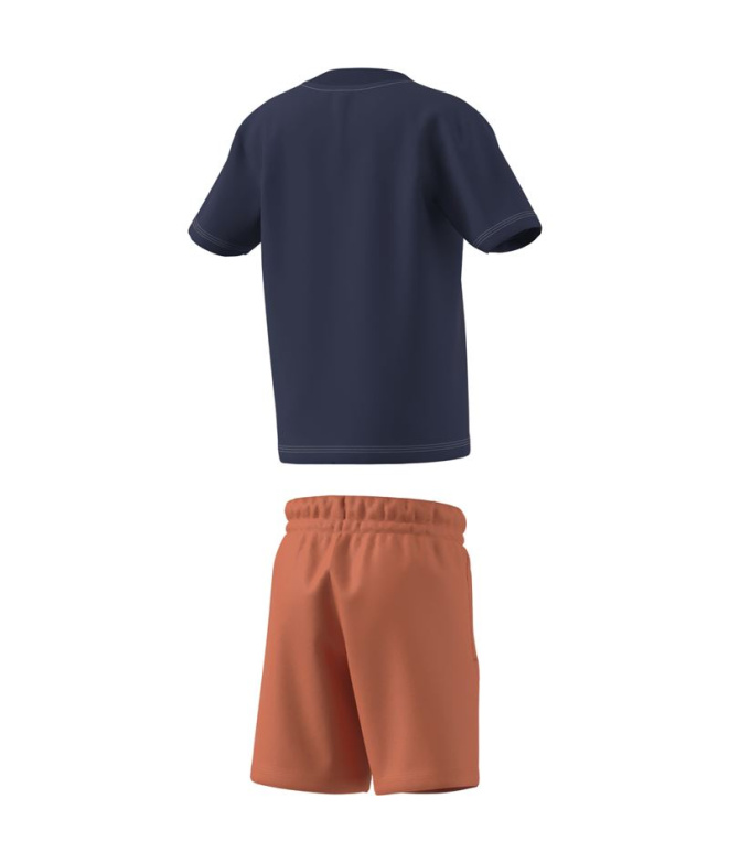 Ensemble adidas Lk Linear T-Set Enfant Bleu...