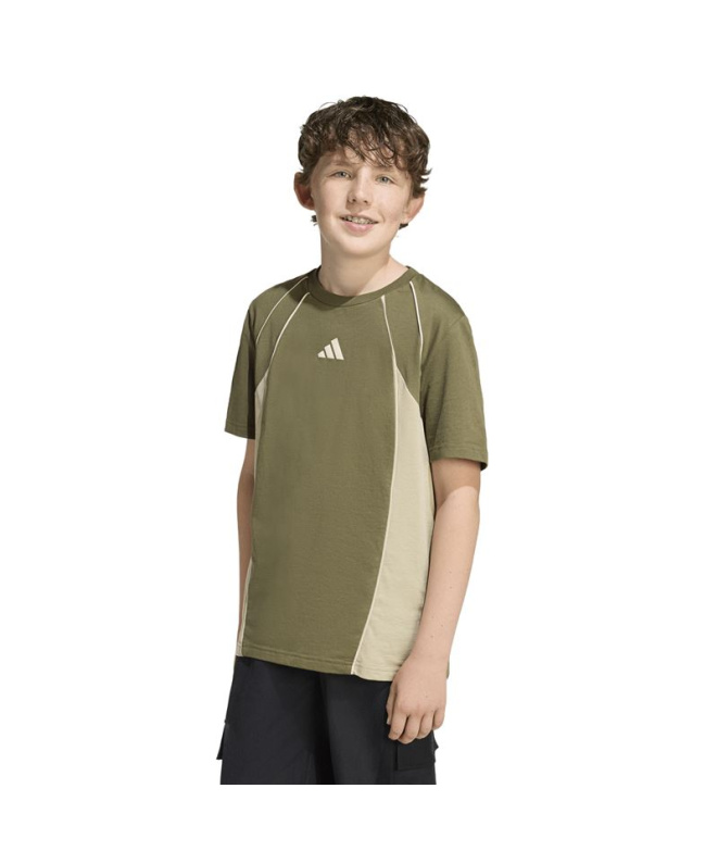 Camiseta adidas Cb Infantil Estoli/Cama/Licr