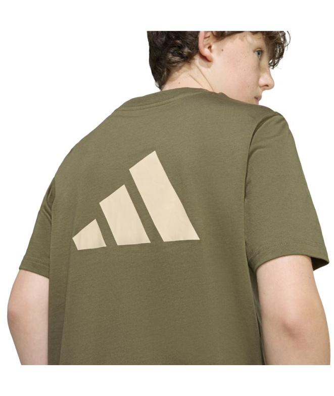 Camiseta adidas Cb Infantil Estoli/Cama/Licr