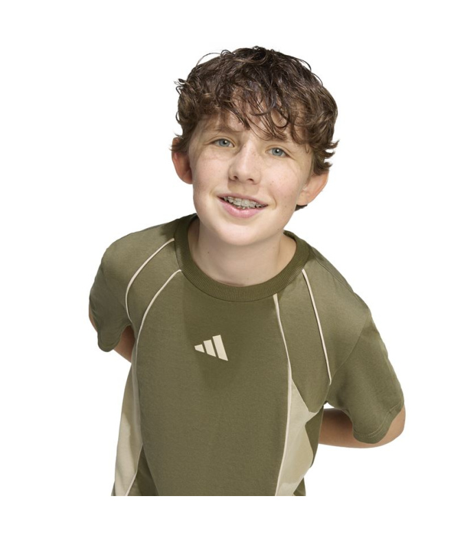 T-shirt adidas Cb Enfant Estoli/Cama/Licr