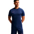 Camiseta de Futebol Nike Academy Dri-Fit de Manga Curta Top Homem Azul