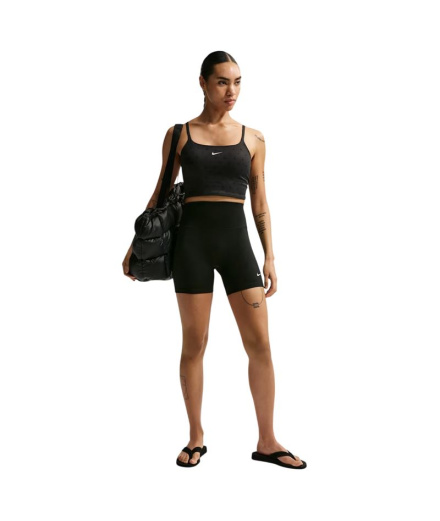 Collants de Fitness Nike One High-Waisted 5" Biker Femme...