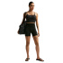 Malhas de Fitness Nike One High-Waisted 5" Biker Mulher Preto/Branco