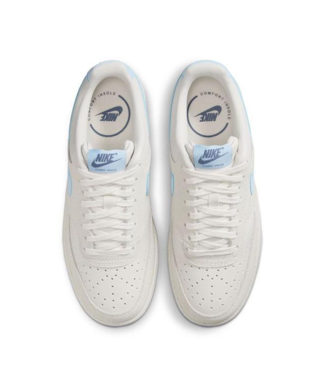 Chaussures Nike Court Vision Low Femme Blanc